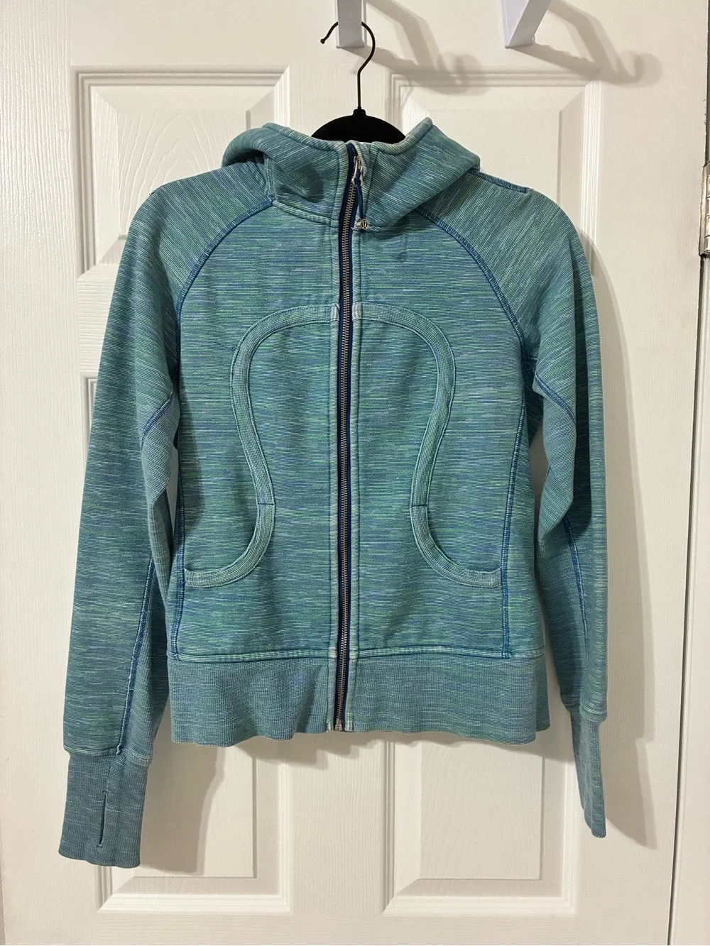 Lululemon Scuba Hoodie Wee Are From Space Printed Polar Cream Clarity Yellow Sz8